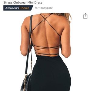 Just Quella Backless Bodycon Dress